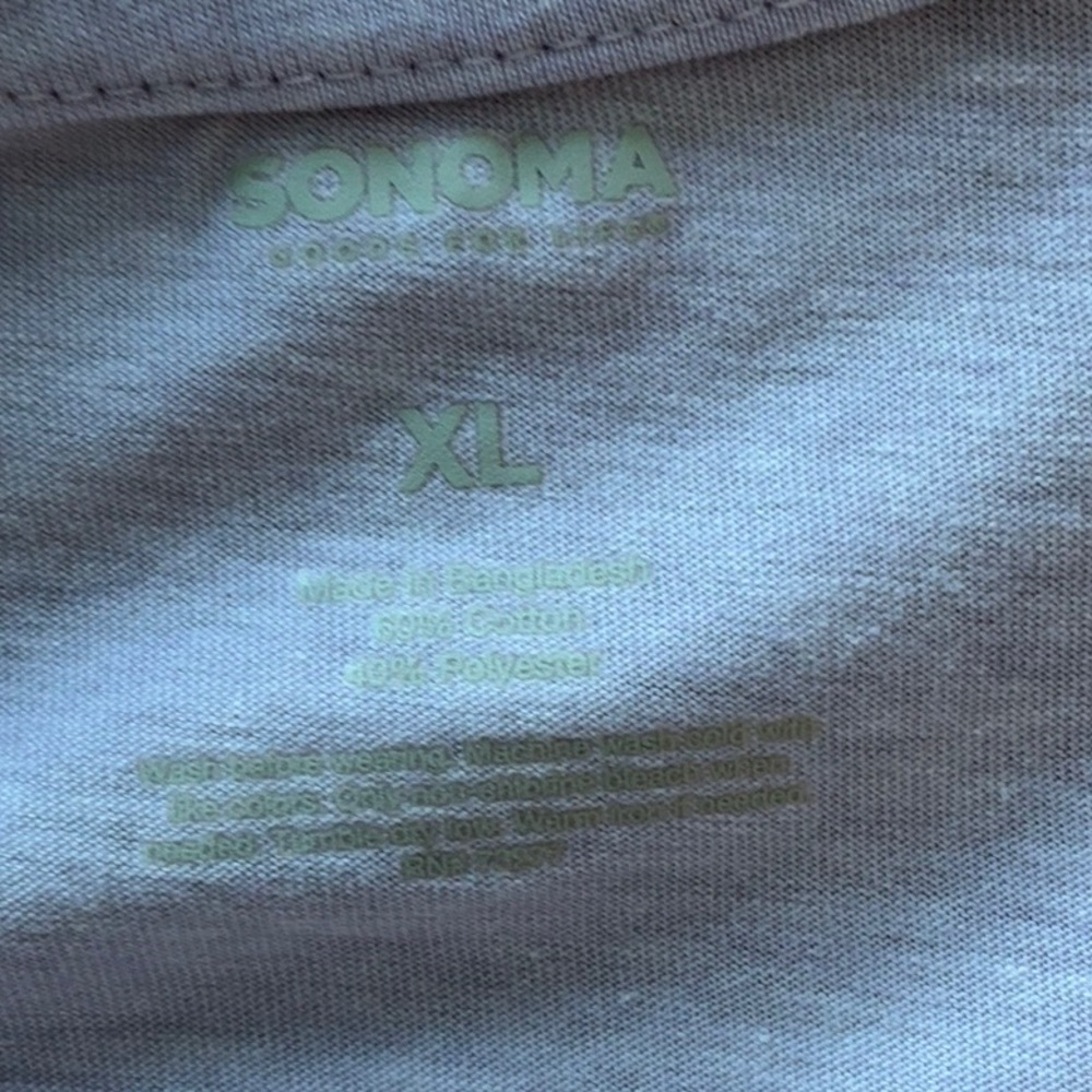 Sonoma Light Purple Long Sleeve Shirt - Picture 4 of 5